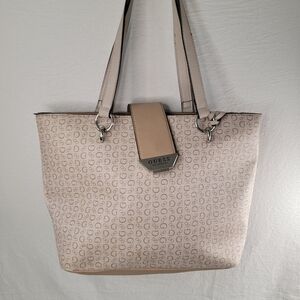 Guess Beige Tote Bag
